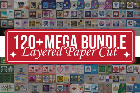 Download 3D Layered Paper Cut Mega Bundle - Paper cut Collection