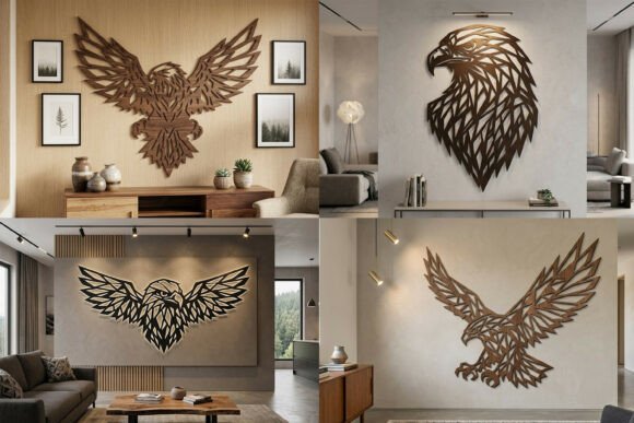 Download Laser Cut Eagle Wall Art SVG Bundle - Wall art svg bundle Collection
