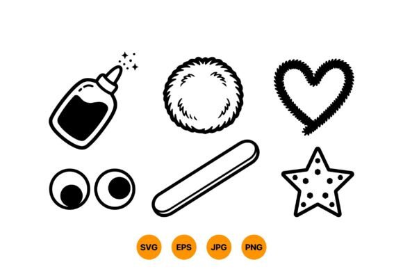 Download Cute Craft Supplies Clipart - Premium Resources