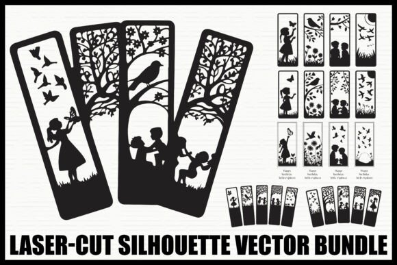 Download Laser Cut Silhouette Vector Bundle - Silhouette vector bundle Collection