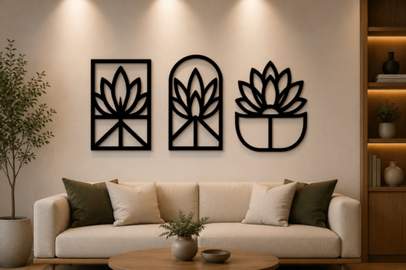 Download Modern Botanical Wall Art SVG Bundle - Wall art svg bundle Collection