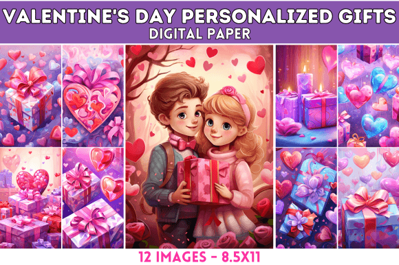Download Valentine's Day Personalized Gifts Paper - Valentine Collection